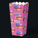 Groovy Disco Ball Birthday Party Gold Pink Glitter Geschenkschachtel<br><div class="desc">Do you love the 80s dancing disco ball? The 70s disco ball? Look at our Groovy Disco Ball Birthday Party Gold Pink Glitter Favor Boxes! Celebrate in style with our vibrant birthday disco ball hot pink favor boxes featuring a colorful gold mirror disco ball and dazzling typography with a digital...</div>