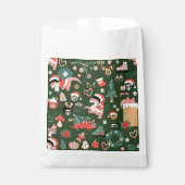 groovy disco ball christmas dinosaurs  geschenktütchen (Vorderseite)