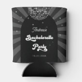 Groovy Disco Ball Junggeselinnen-Abschied Gefallen Dosenkühler (Rückseite)