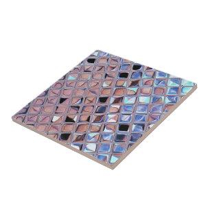 Groovy Disco Ball Mirror Ball Fliese