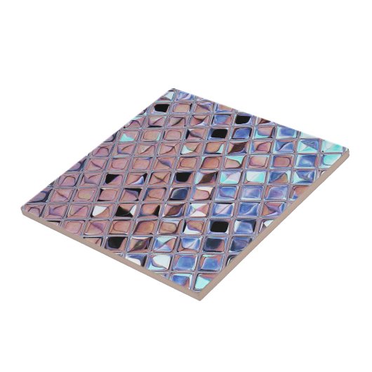 Groovy Disco Ball Mirror Ball Fliese (Seite)