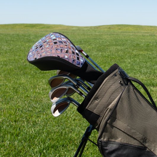 Groovy Disco Ball Mirror Ball Golf Headcover (In SItu)