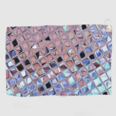 Groovy Disco Ball Mirror Ball Golfhandtuch (Horizontal)