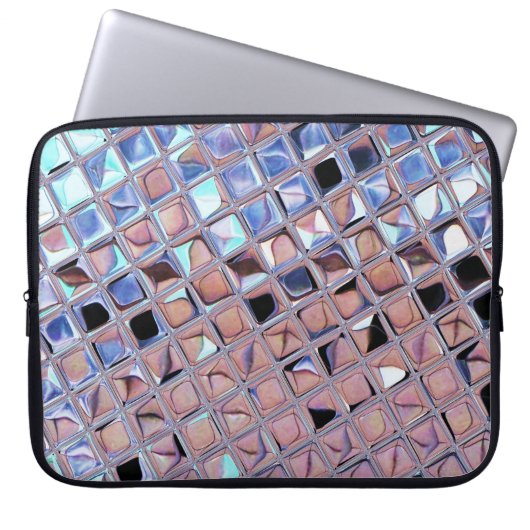 Groovy Disco Ball Mirror Ball Laptopschutzhülle (Vorderseite)
