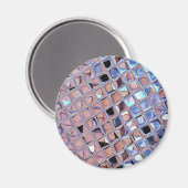Groovy Disco Ball Mirror Ball Magnet (Vorderseite/Rückseite)