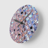 Groovy Disco Ball Mirror Ball Runde Wanduhr (Winkel)