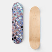 Groovy Disco Ball Mirror Ball Skateboard (Vorderseite)