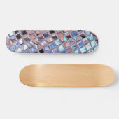 Groovy Disco Ball Mirror Ball Skateboard (Horizontal)