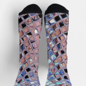 Groovy Disco Ball Mirror Ball Socken (Oben)
