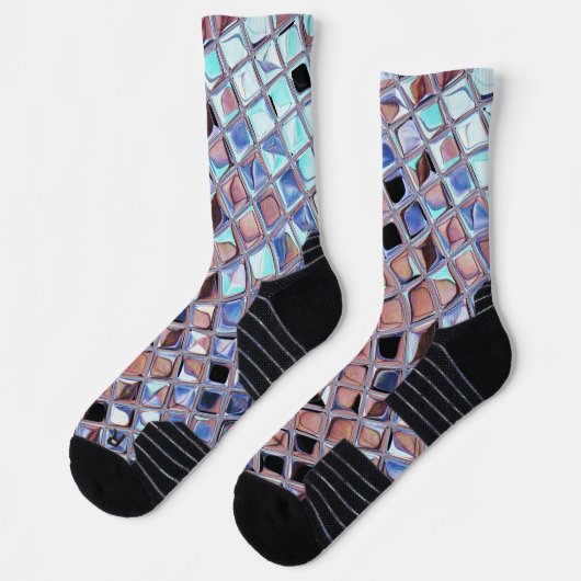 Groovy Disco Ball Mirror Ball Socken (Links)