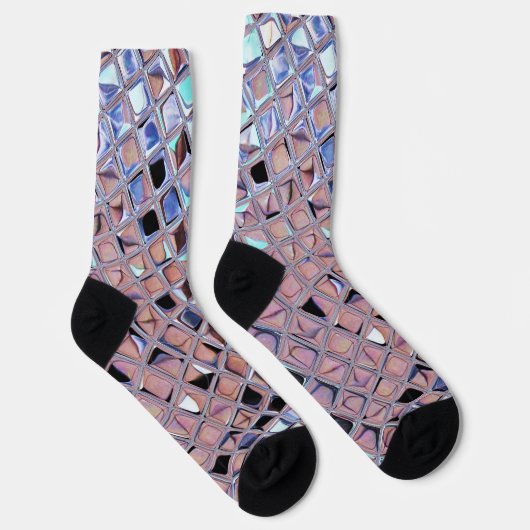 Groovy Disco Ball Mirror Ball Socken (Rechts)
