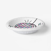 Groovy Disco Ball Pappteller (Gewinkelt)