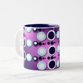 Groovy Disco Dots Tasse (Vorderseite Links)