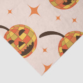 Groovy Disco Halloween Pumpkins Muster Seidenpapier (Detail)