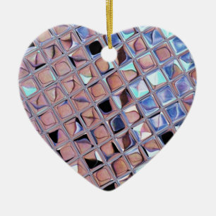 Groovy Disco Mirror Ball for Dance Party Keramikornament