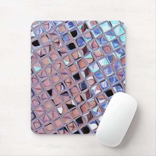 Groovy Disco Mirror Ball for Dance Party Mousepad (Mit Mouse)