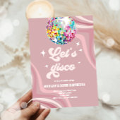 Groovy Disco Party Retro 70er Disco Einladung