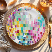 Groovy Disco Party Retro 70er Disco Pappteller