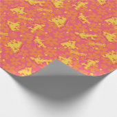 Groovy Disco Scooby-Doo Muster Geschenkpapier (Ecke)