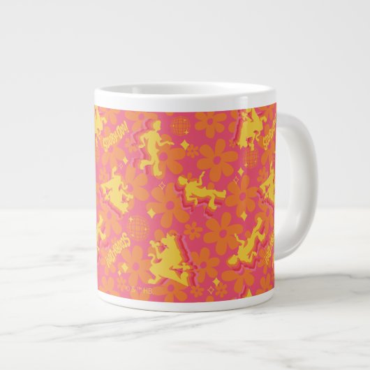 Groovy Disco Scooby-Doo Muster Jumbo-Tasse (Vorderseite Rechts)
