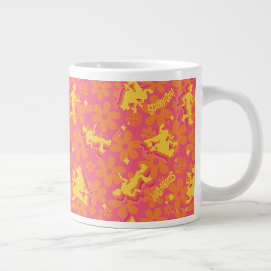 Groovy Disco Scooby-Doo Muster Jumbo-Tasse (Rechts)