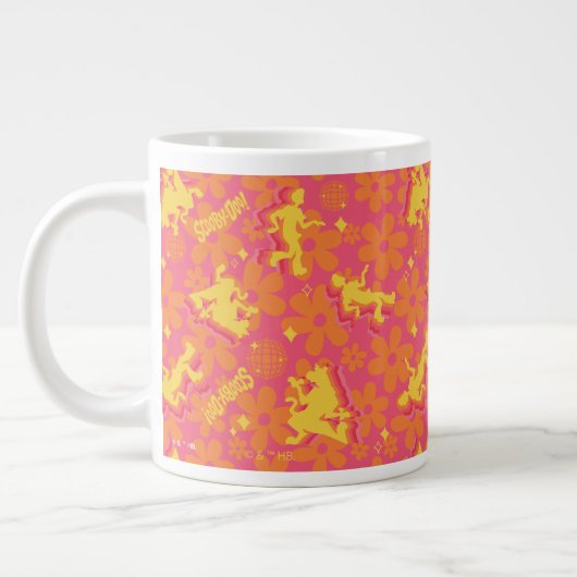 Groovy Disco Scooby-Doo Muster Jumbo-Tasse (Links)