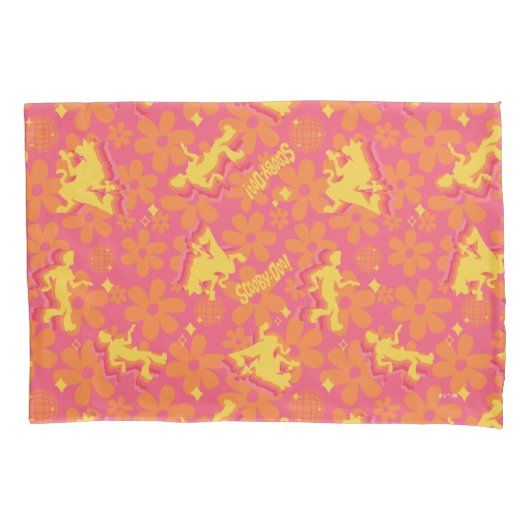 Groovy Disco Scooby-Doo Muster Kissenbezug (Vorderseite)