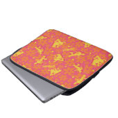 Groovy Disco Scooby-Doo Muster Laptopschutzhülle (Vorne Knopf)