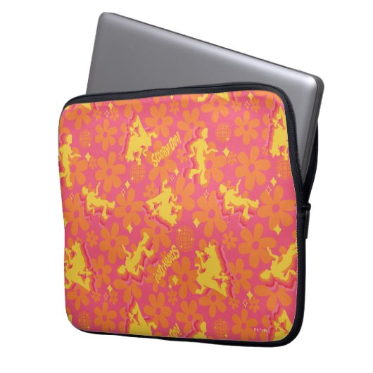 Groovy Disco Scooby-Doo Muster Laptopschutzhülle (Vorderseite Links)