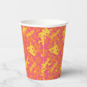 Groovy Disco Scooby-Doo Muster Pappbecher (Rechts)