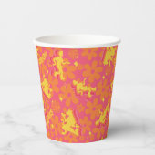 Groovy Disco Scooby-Doo Muster Pappbecher (Vorderseite)