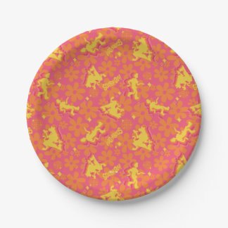 Groovy Disco Scooby-Doo Muster Pappteller