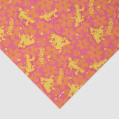 Groovy Disco Scooby-Doo Muster Seidenpapier (Ausschnitt)