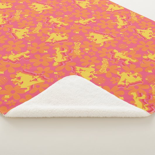 Groovy Disco Scooby-Doo Muster Sherpadecke (3/4)