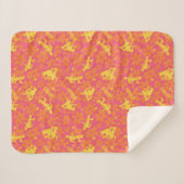 Groovy Disco Scooby-Doo Muster Sherpadecke (Vorderseite (Horizontal))