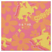 Groovy Disco Scooby-Doo Muster Stoff (Nahaufnahme)