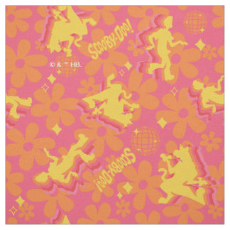 Groovy Disco Scooby-Doo Muster Stoff