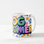 Groovy Dog Groomer Kaffeetasse (VorderseiteRechts)