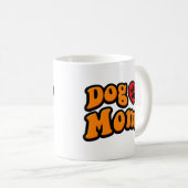 Groovy Dog Mama Zeichnend Kaffeetasse (VorderseiteRechts)
