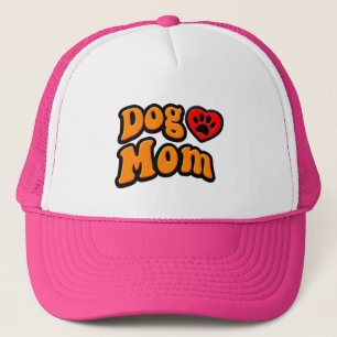 Groovy Dog Mama Zeichnend Truckerkappe