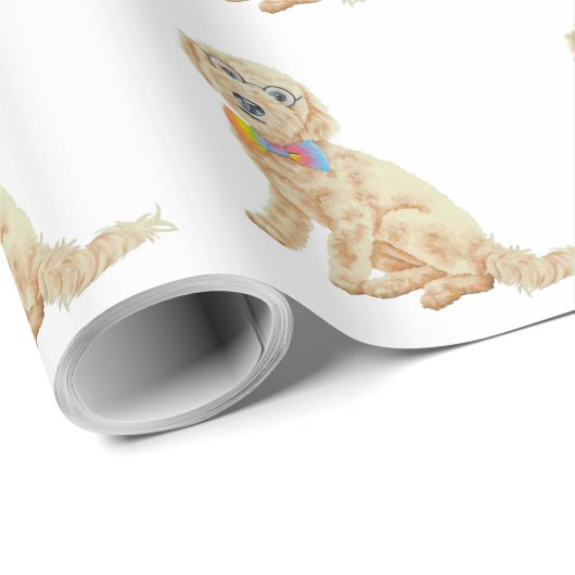 Groovy Doodle Geschenkpapier (Rolleneckpunkt)