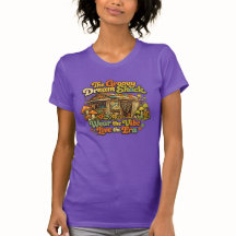 Groovy Dream Shack Retro 70er Hippie T-Shirt