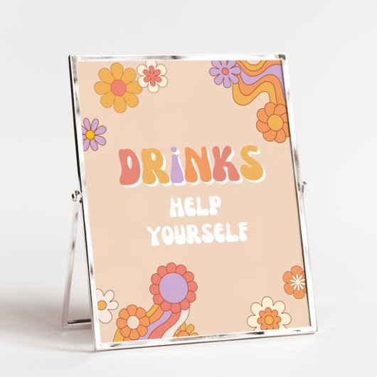 Groovy Drinks Party Sign | Groovy Sign