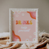Groovy Drinks Party Sign | Groovy Sign