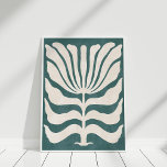 Groovy Dusty Aquamarine Abstrakte Blume Poster<br><div class="desc">Mit der "Groovy Dusty Aquamarine Abstrakte Blume Wall Art" verleihen Sie Ihrem Dekor eine Touch Retro-Flair. Dieses auffällige Kunstwerk zeichnet sich durch ein abstraktes Design der Blume in beruhigenden, staubblauen Farbtönen aus. Die frischen, fließenden Formen und die coole Farbpalette verleihen dem 70er eine nostalgische Note und machen ihn zu einem...</div>