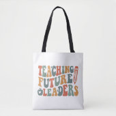 Groovy Earth Tones Teacher Quote Art Tasche (Vorderseite)