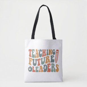 Groovy Earth Tones Teacher Quote Art Tasche