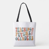 Groovy Earth Tones Teacher Quote Art Tasche (Rückseite)