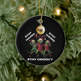 Groovy Echse Keramik Ornament