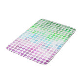 Groovy Eclectic Boho Abstract Toric Pride-Flagge Badematte (Schrägansicht)